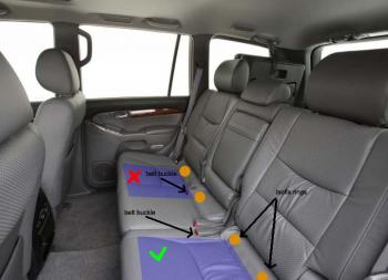 Seat Belt Buckle - Isofix Rin 