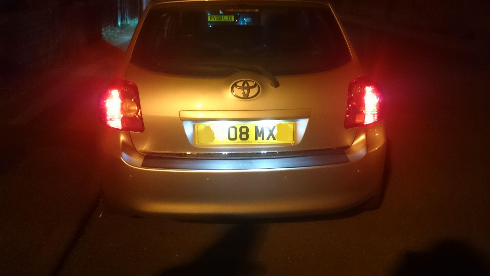 LED number plate