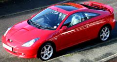 My Celica 190 in Chilli Red