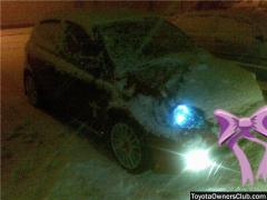 parking light mod in snow
