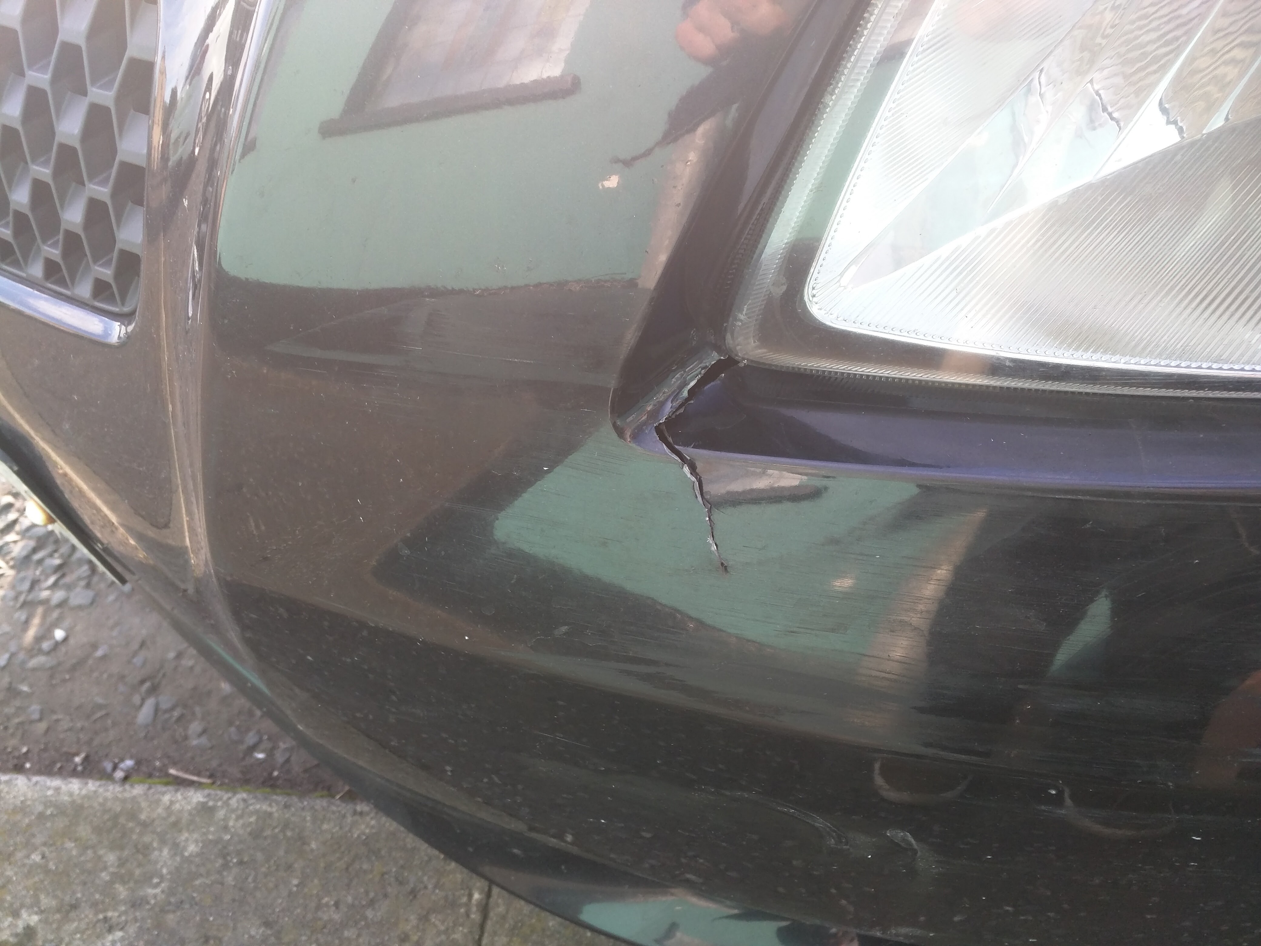 Cost to fix this damage? Yaris Club Toyota Owners Club