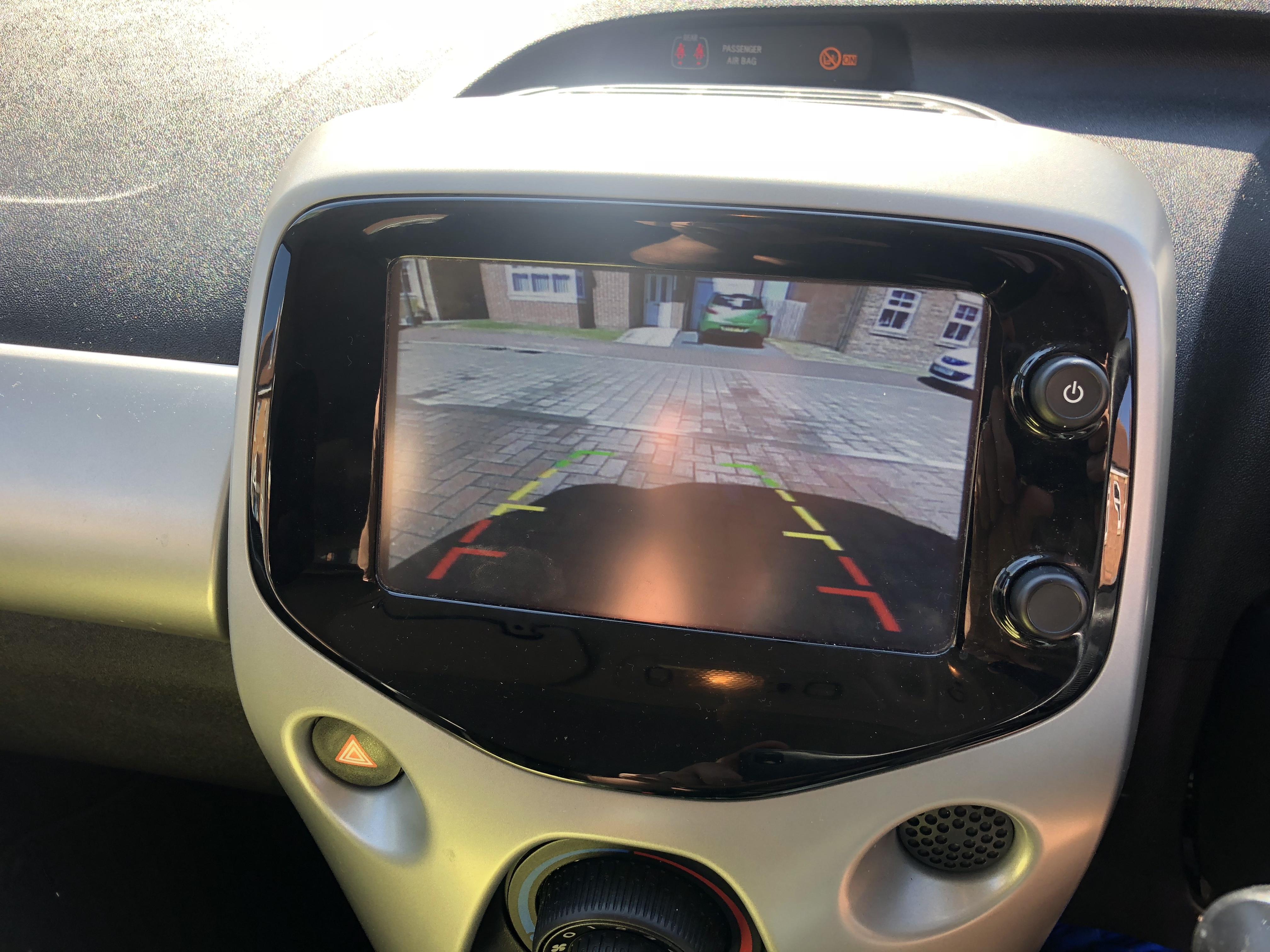 Reverse camera installed into x-touch - Aygo Club - Toyota Owners Club