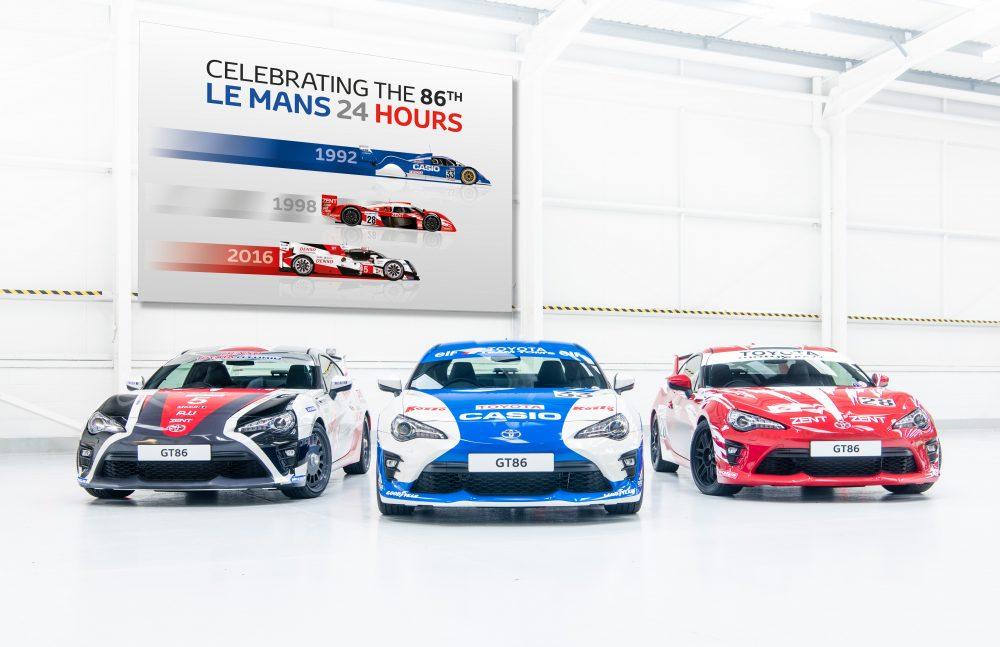 Toyota marks 86th Le Mans 24 Hours with Trio of GT86 Coupes