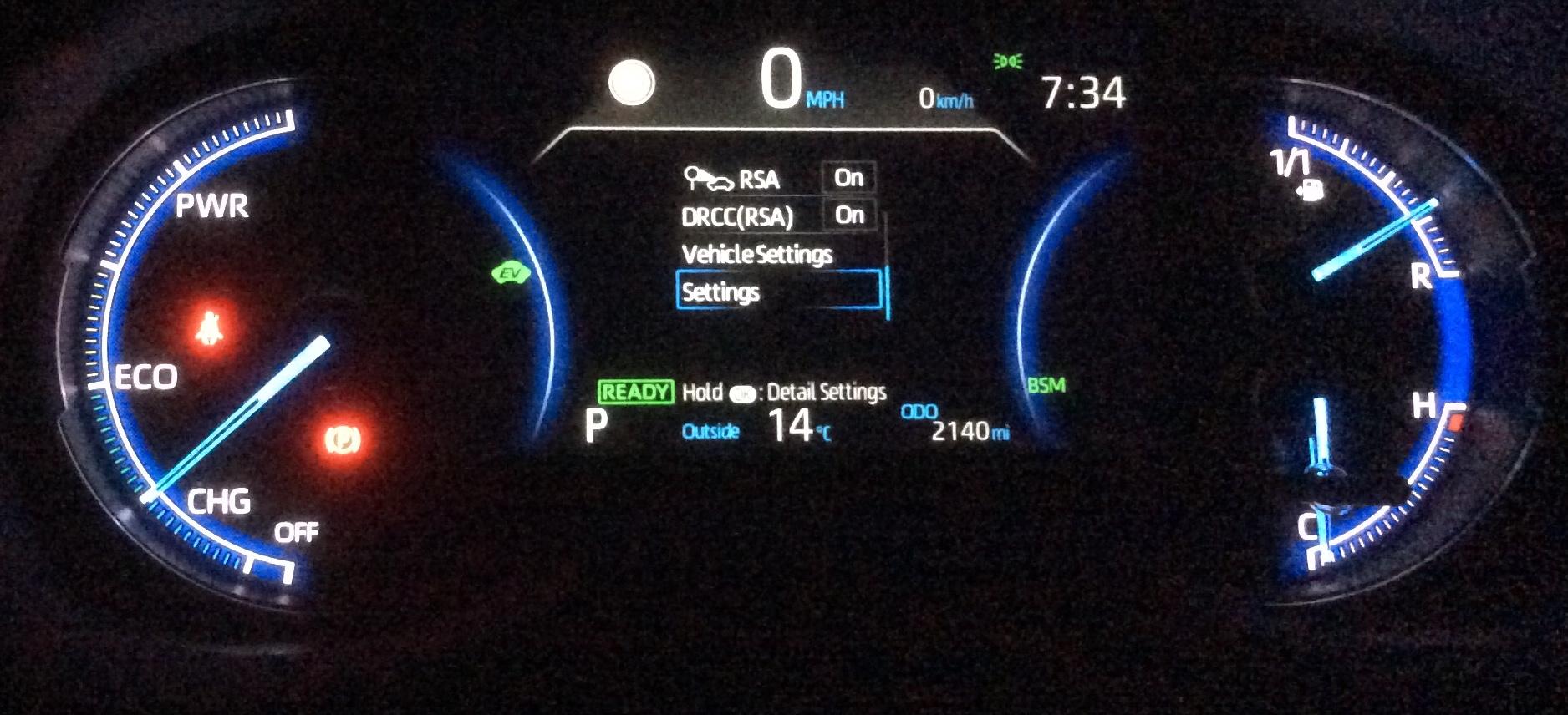 Rav4 2019 can a digital speedometer be displayed? Rav 4 Club Toyota