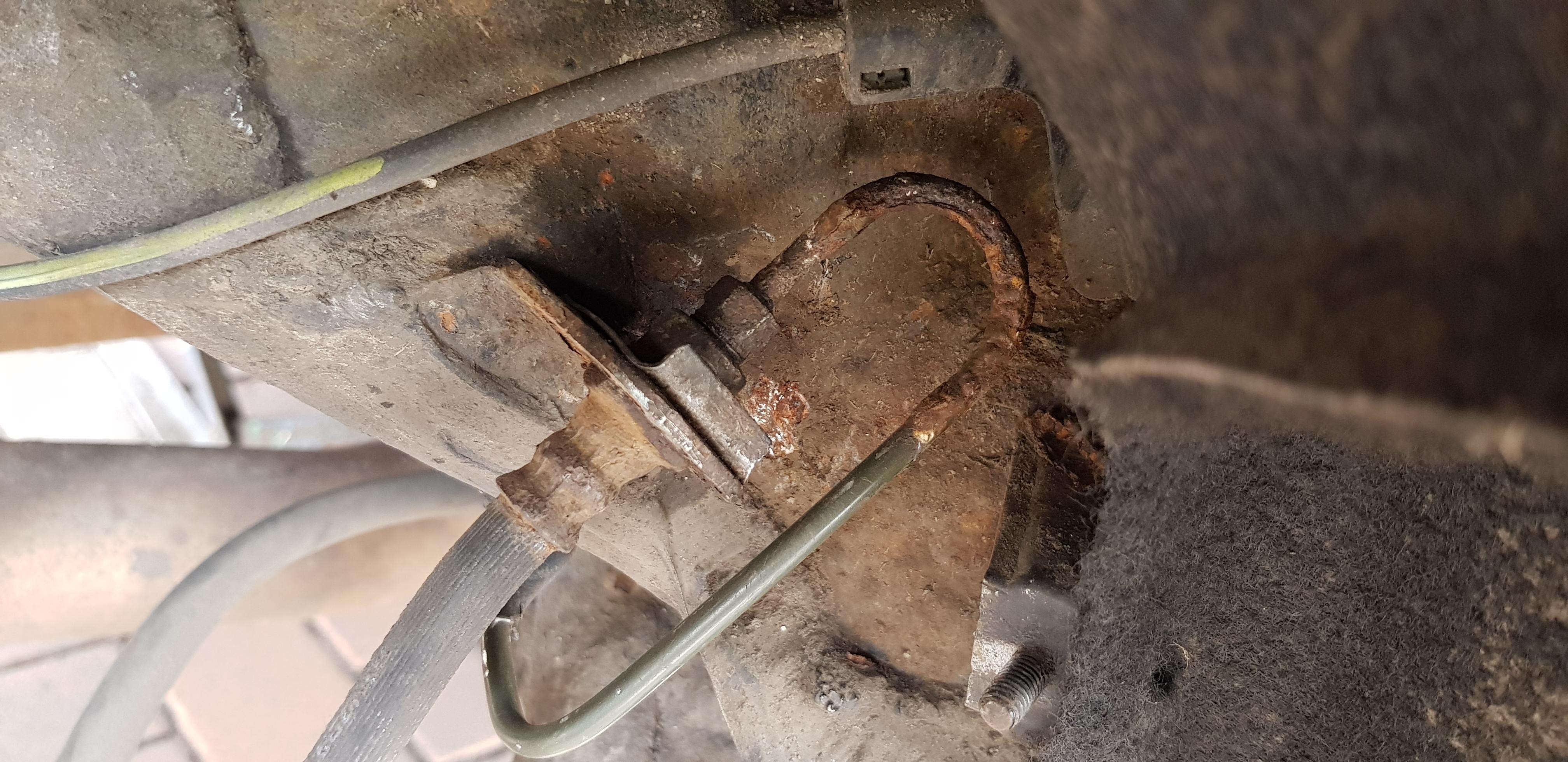 Brake pipe repair. Avensis Club Toyota Owners Club