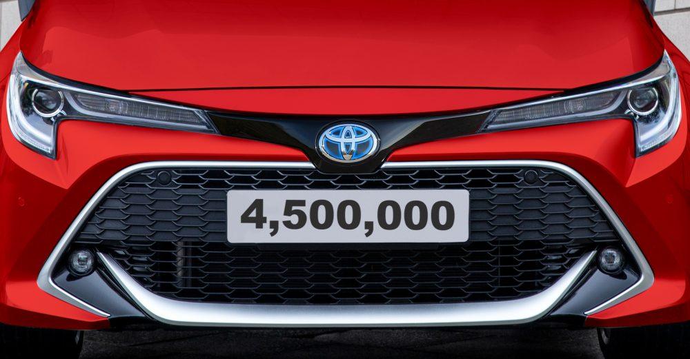 Toyota celebrates production of its 4.5 millionth British-built Car
