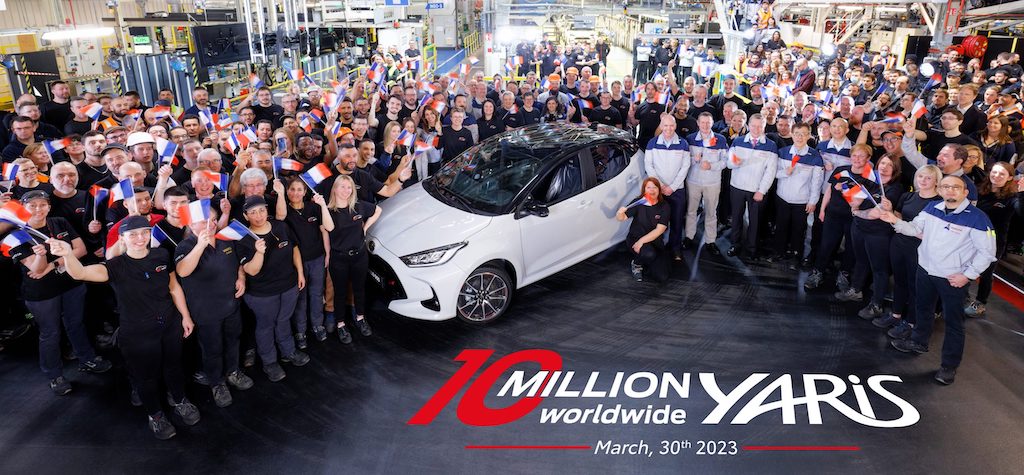 Toyota Yaris reaches the landmark of 10 million global sales