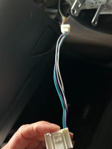 Reverse Camear attached to car harness.jpg
